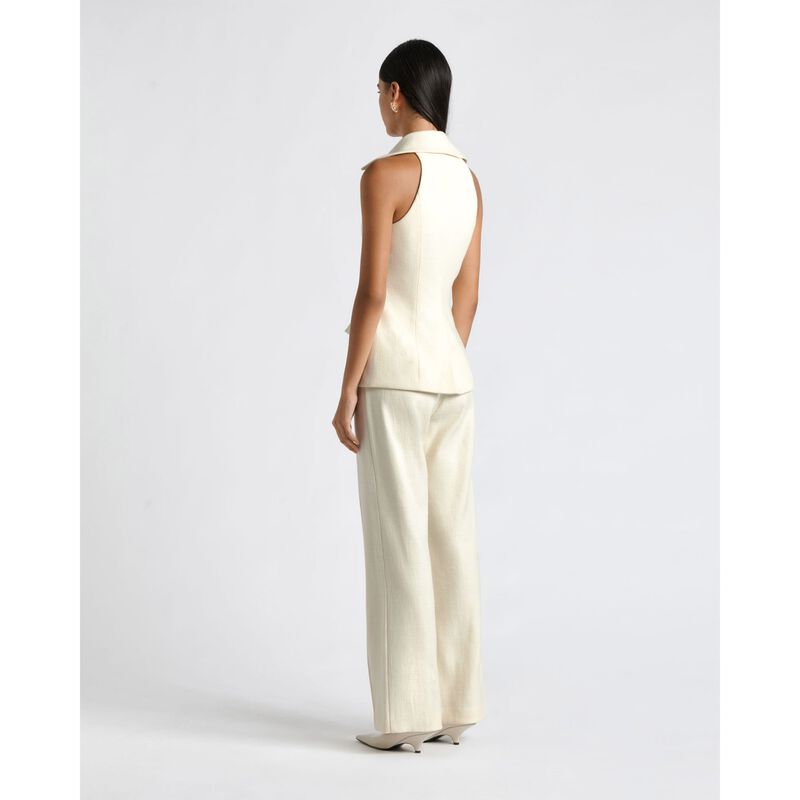 Cue Herringbone Wide Leg Pant image number 1